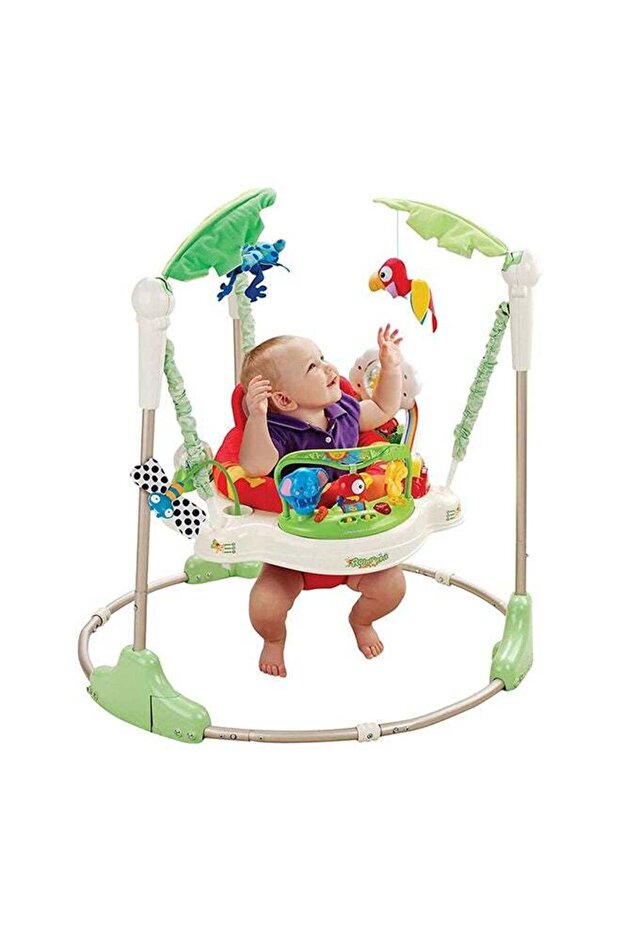 Baby Adjustable Jumperoo Activity Seat With Multifunction Musical Toys