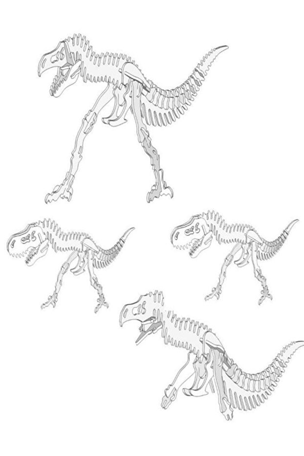 Puzzle 3D T-REX - 2