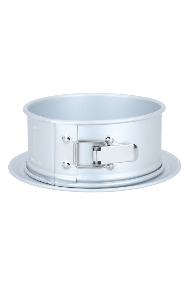 Springform Aluminum Cake Pan, Alsaif Gallery, 22x22x7.6 cm - Silver