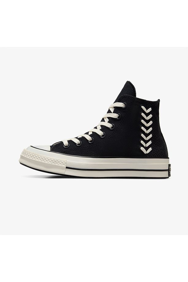 Chuck 70 Crafted Laces Unisex Siyah Sneaker - 4