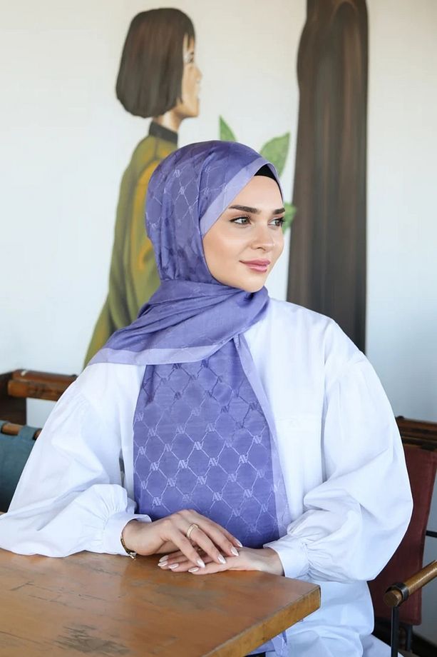 Trend Monogram Şal 2 - 6
