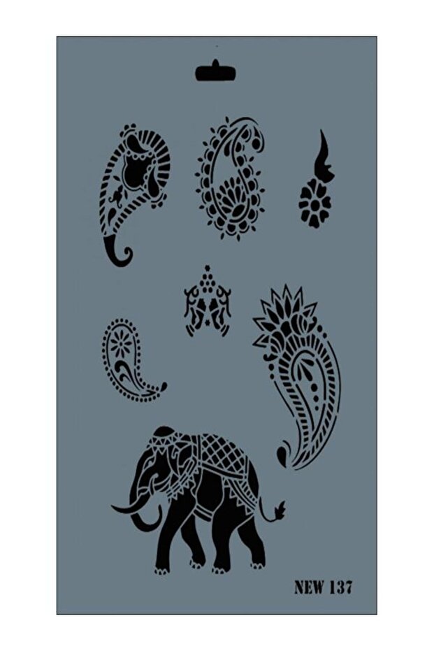 استنسل سلسلة جديدة 137 25x35