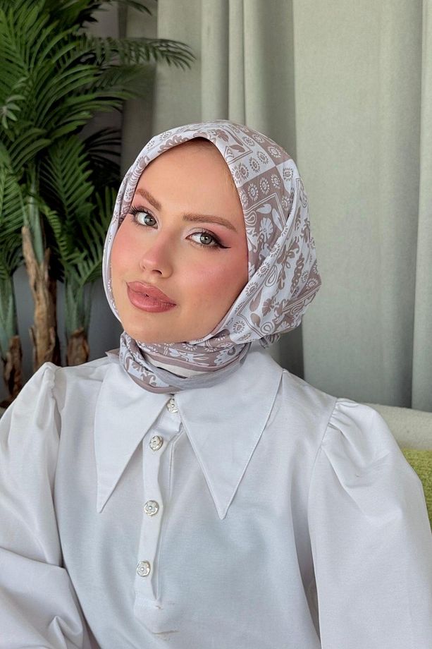 Nisa Soft Eşarp Bej - 4