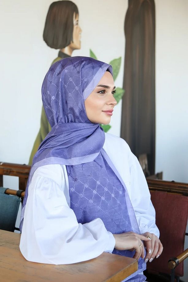 Trend Monogram Şal 2 - 3