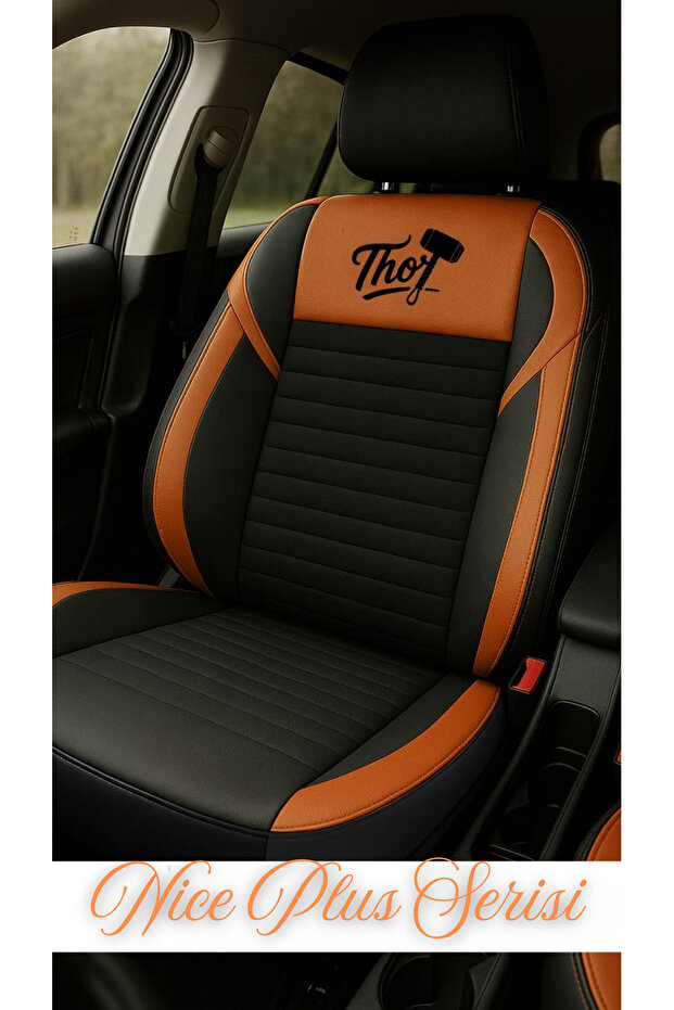 غطاء مقعد السيارة المتوافق مع سلسلة NICE Plus من Renault Clio