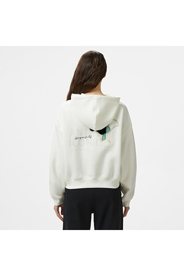 Iconic Kadın Bej Sweatshirt - 2