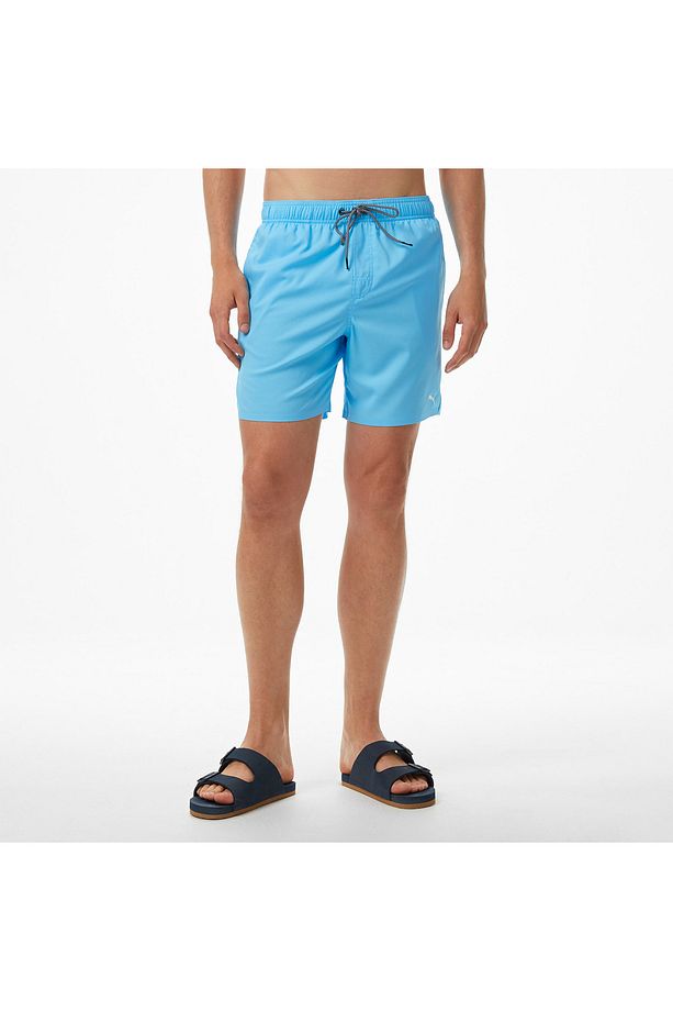 Medium Length Erkek Mavi Deniz Şortu - 3