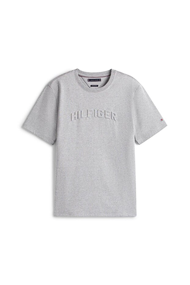 HILFIGER ARCH EMBOSSED TEE - 4