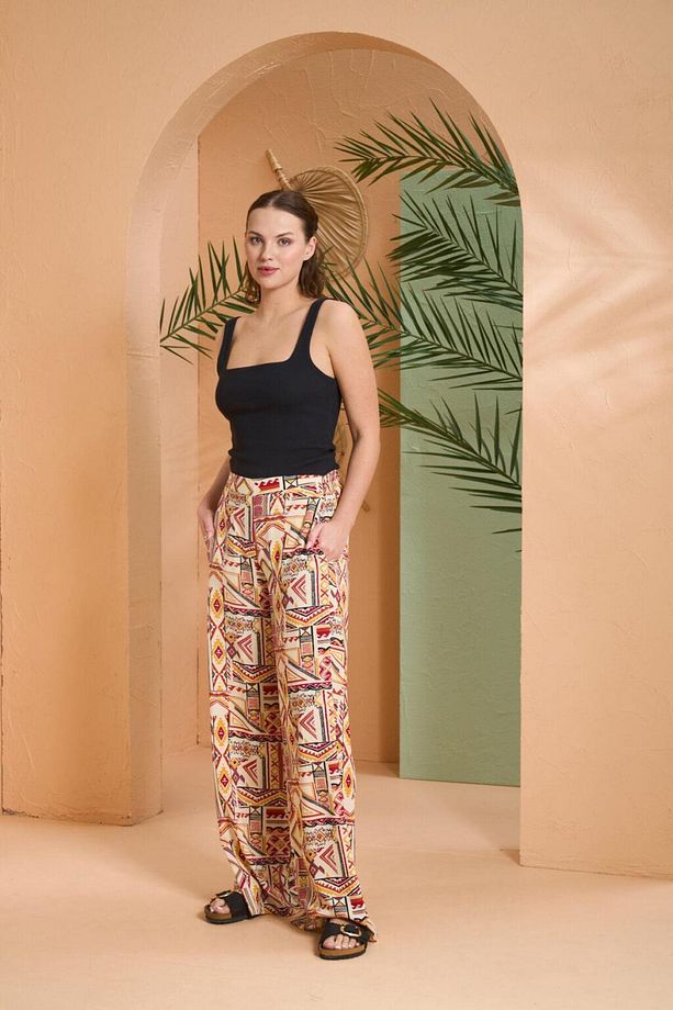 Kadın Sarı Pijama Takım 27007 - 2
