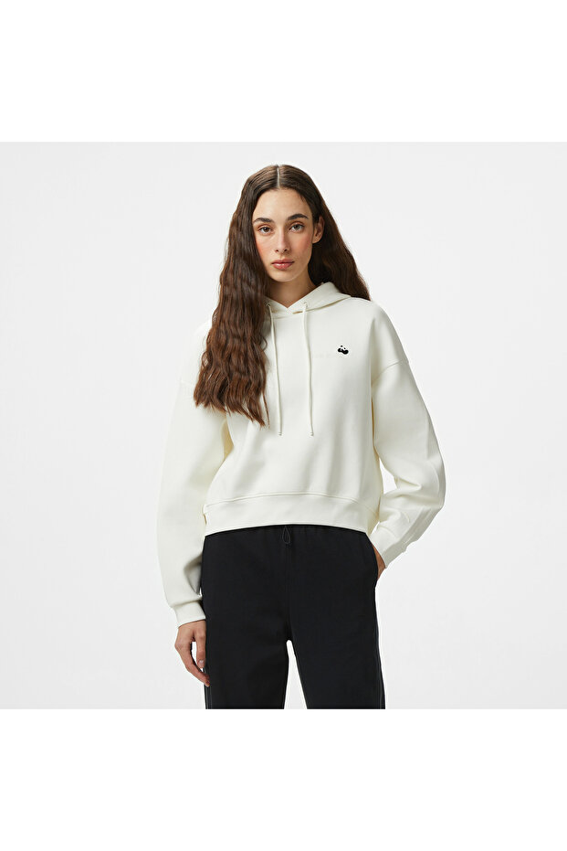 Iconic Kadın Bej Sweatshirt - 1