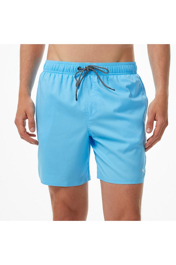 Medium Length Erkek Mavi Deniz Şortu - 4