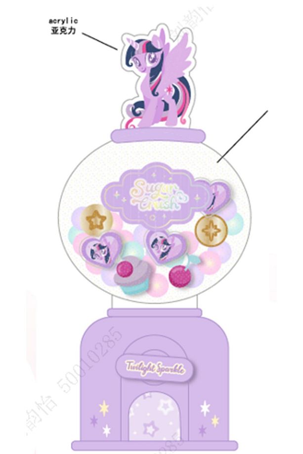 My Little Pony Gashapon Gece Lambası (Mor) - 1