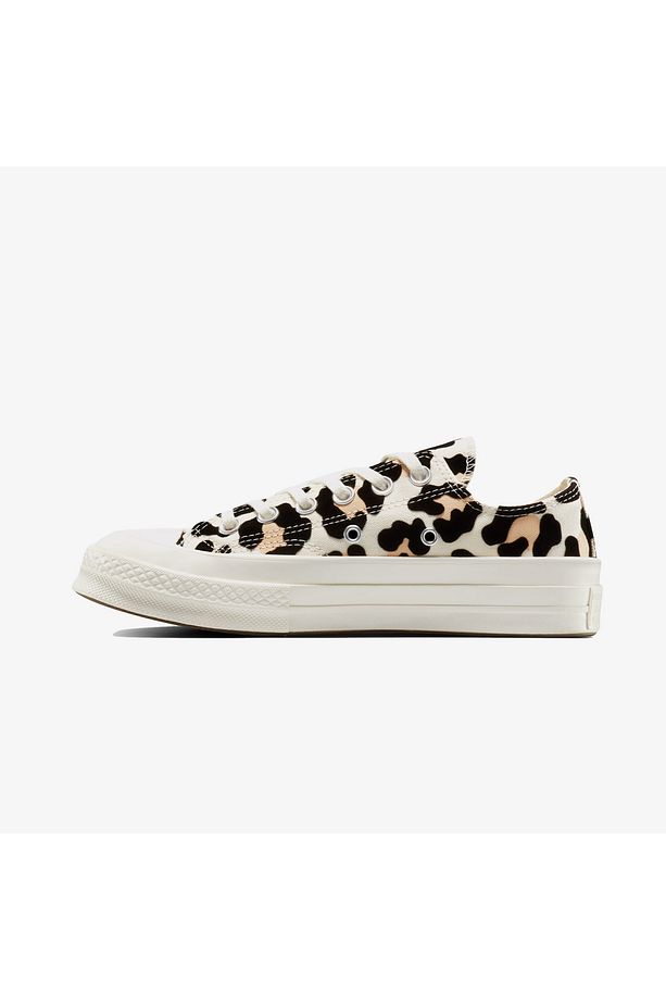 Chuck 70 Leopard Unisex Krem Sneaker - 4
