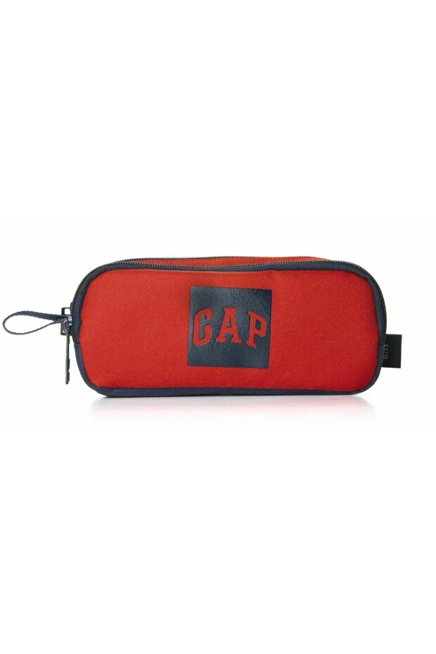 03402 Red Double Compartment Pencil Case - 1