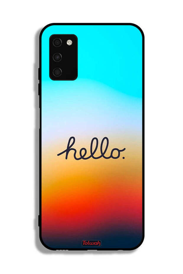 Samsung Galaxy A02s Protective Case Cover Hello