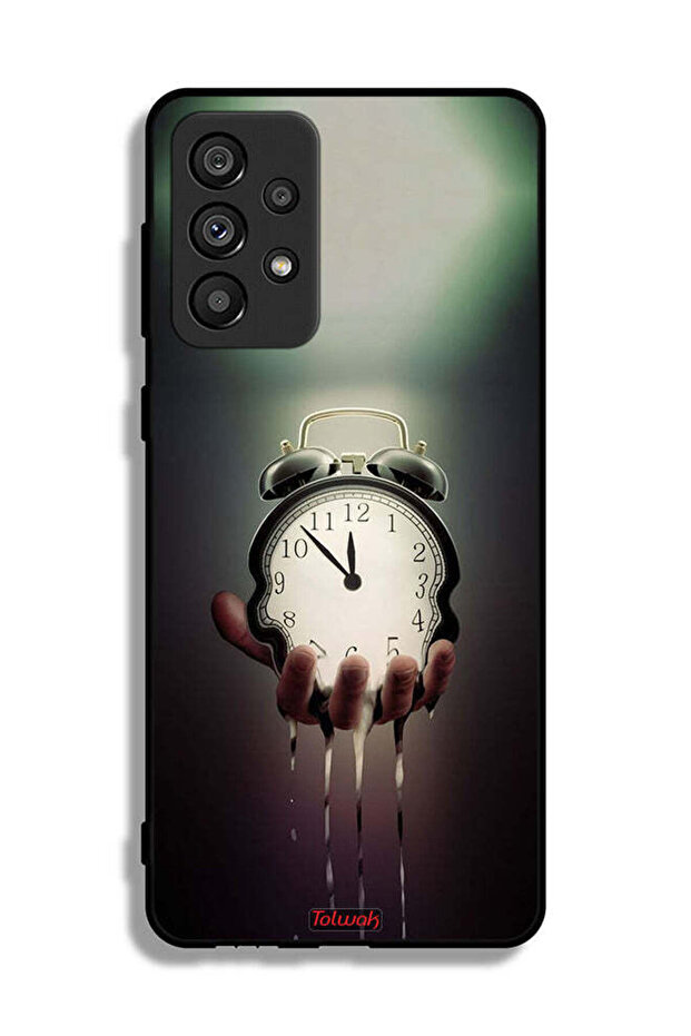 Samsung Galaxy A73 5G Protective Case Cover Clock