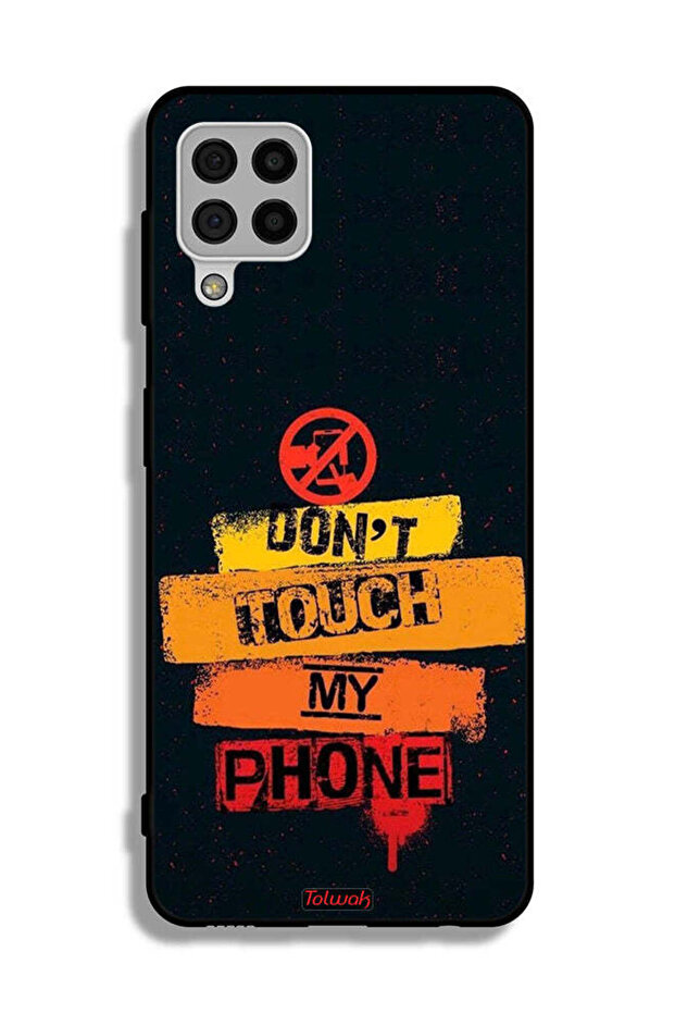 Samsung Galaxy A22 4G Protective Case Cover Do Not Touch My Phone