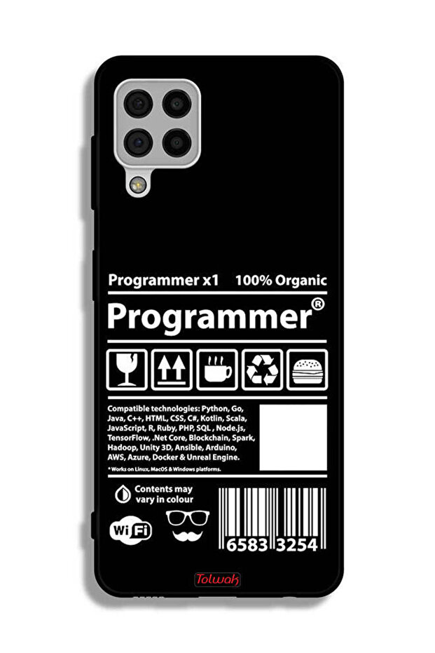Samsung Galaxy A22 4G Protective Case Cover Programmer Sticker