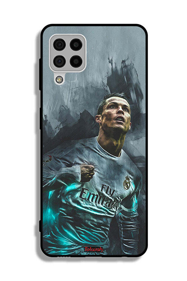 Samsung Galaxy A22 4G Protective Case Cover Cristiano Ronaldo Art
