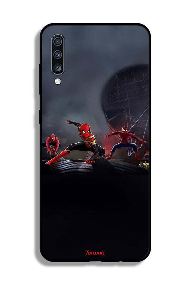 Samsung Galaxy A70 Protective Case Cover Three Spiders