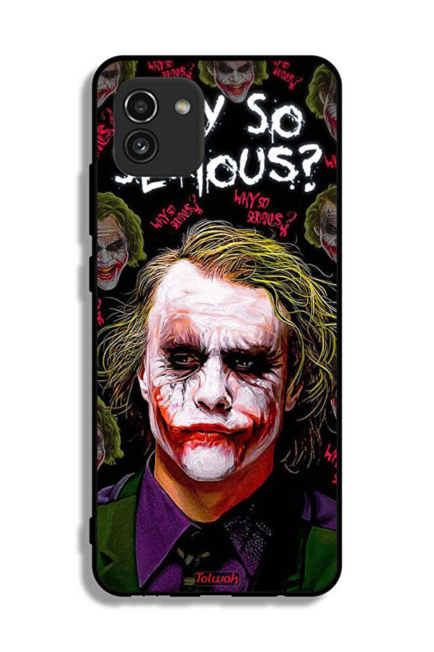 Samsung Galaxy A03 Protective Case Cover Why So Serious