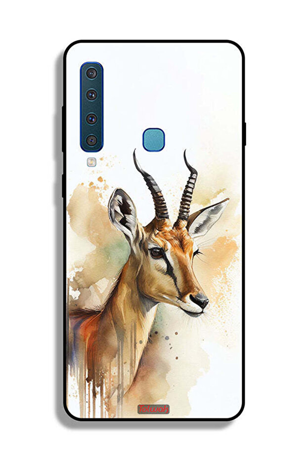 غطاء حماية لهاتف Samsung Galaxy A9 (2018) بتصميم فن تجريدي من الغزلان