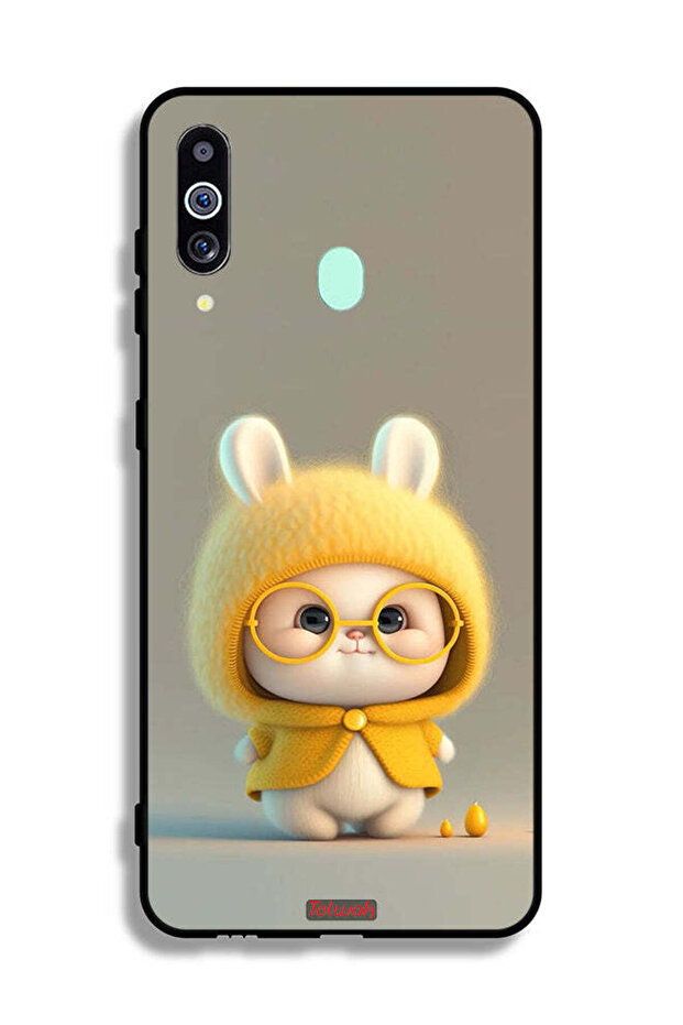 غطاء حماية لهاتف Samsung Galaxy A60 بتصميم أرنب صغير