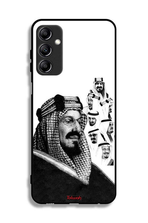 Samsung Galaxy A24 4G Protective Case Cover Kings Of Saudi Arabia BW Poster Art
