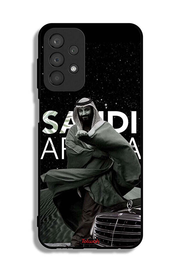 غطاء حماية لهاتف سامسونج جالكسي A23 ولي العهد محمد بن سلمان
