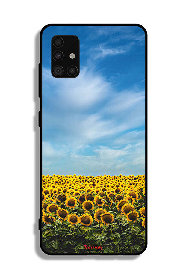 Samsung Galaxy A51 4G Protective Case Cover Sunflowers Under The Sky