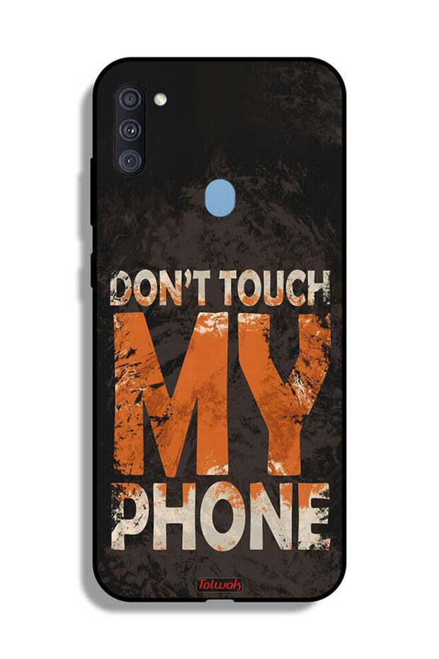 Samsung Galaxy A11 Protective Case Cover Do Not Touch My Phone