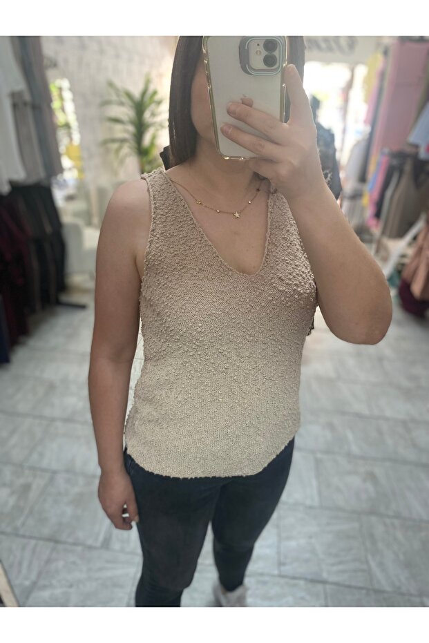 İnce triko bluz - 1