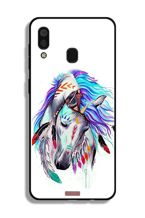 Samsung Galaxy A30 Protective Case Cover Horse