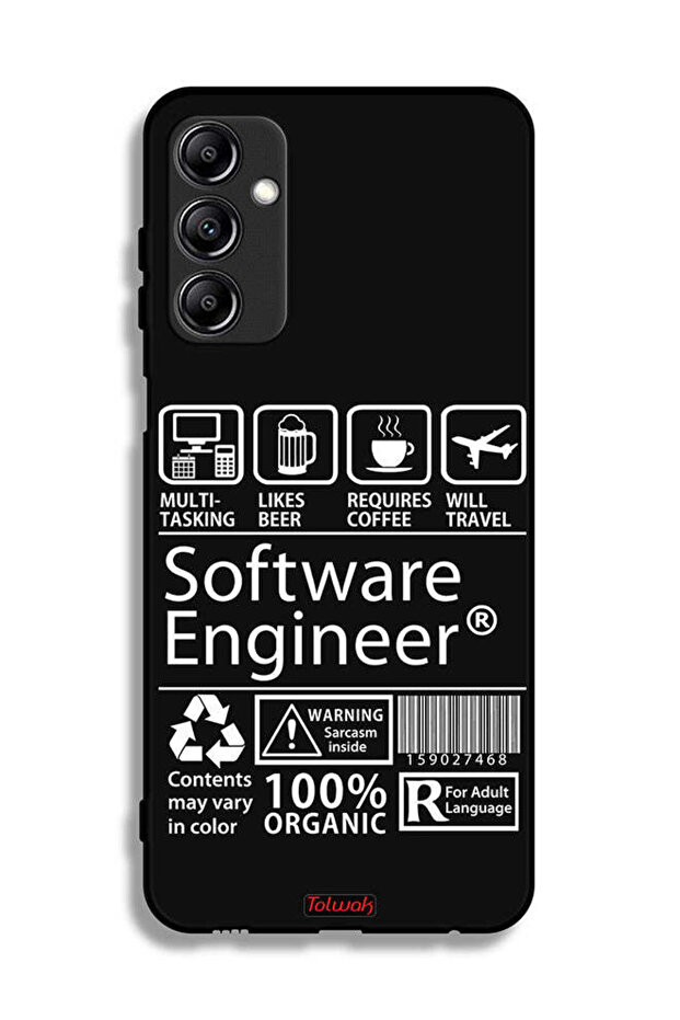 غطاء حماية لهاتف Samsung Galaxy A24 4G، ملصق مهندس برمجيات