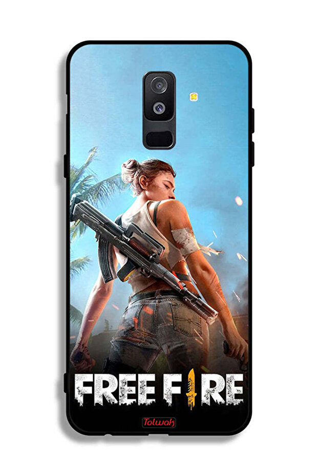 غطاء حماية لهاتف Samsung Galaxy A6 Plus (2018) Free Fire