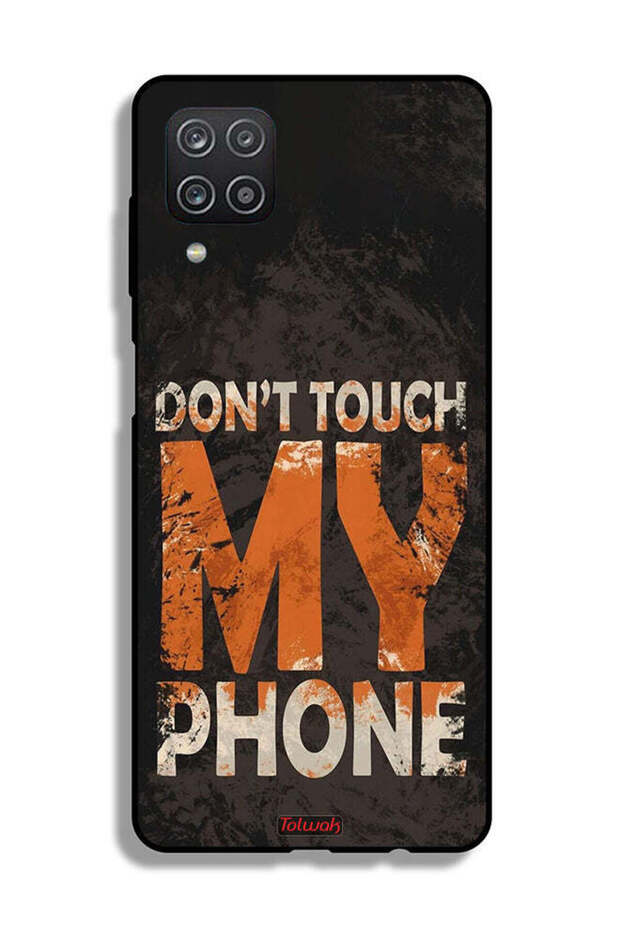 Samsung Galaxy A12 Protective Case Cover Do Not Touch My Phone
