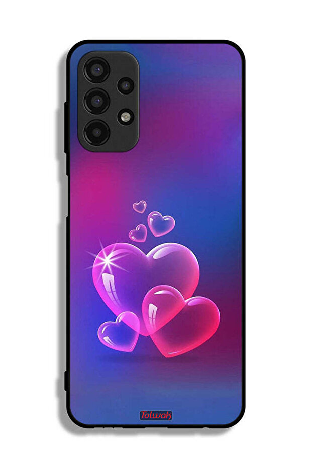 Samsung Galaxy A13 4G Protective Case Cover Water Hearts