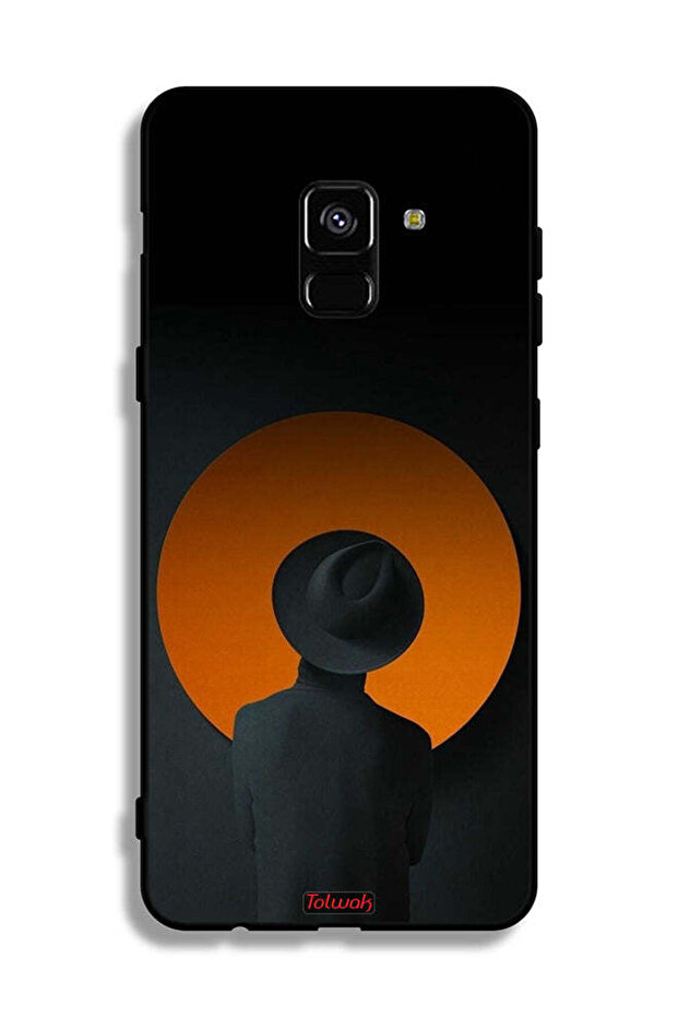 غطاء حماية لهاتف Samsung Galaxy A8 Plus (2018) بتصميم قبعة بوي آرت