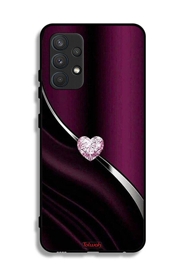 Samsung Galaxy A32 4G Protective Case Cover Diamond Heart