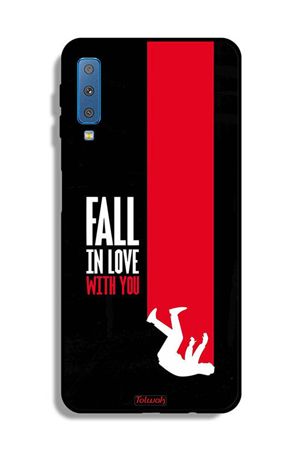 غطاء حماية لهاتف Samsung Galaxy A7 (2018) "Fall In Love With You"