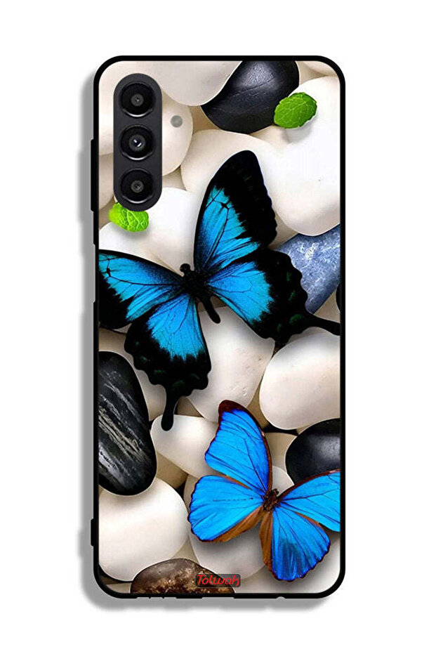 Samsung Galaxy A13 5G Protective Case Cover Butterflies On Stones