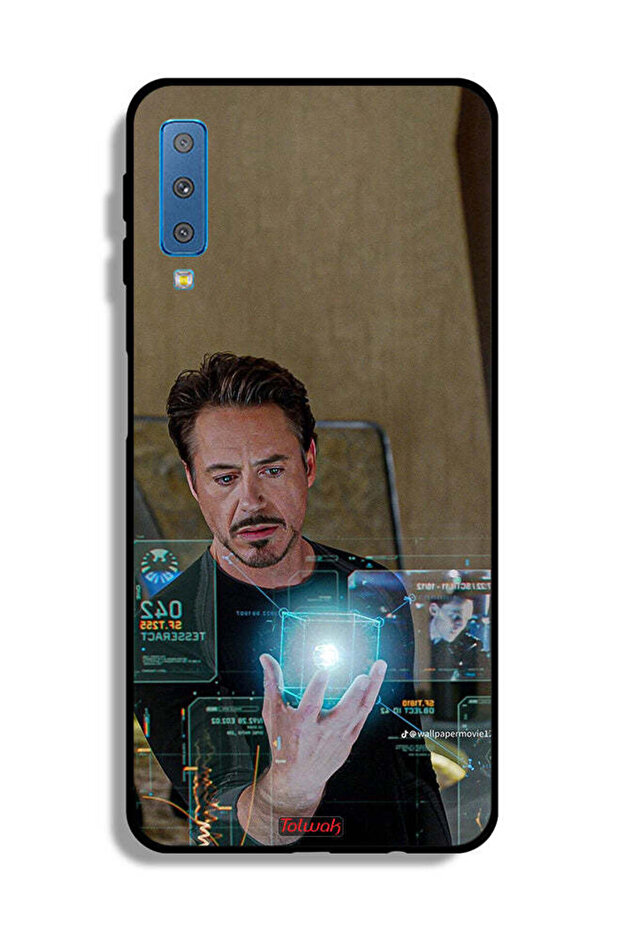 غطاء حماية لهاتف Samsung Galaxy A7 (2018) Iron Man