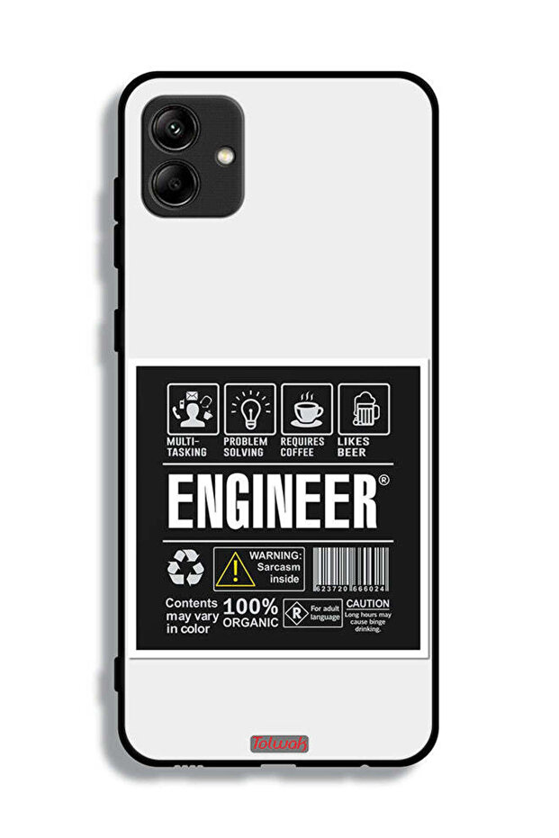 Samsung Galaxy A04e Protective Case Cover Engineer Sticker