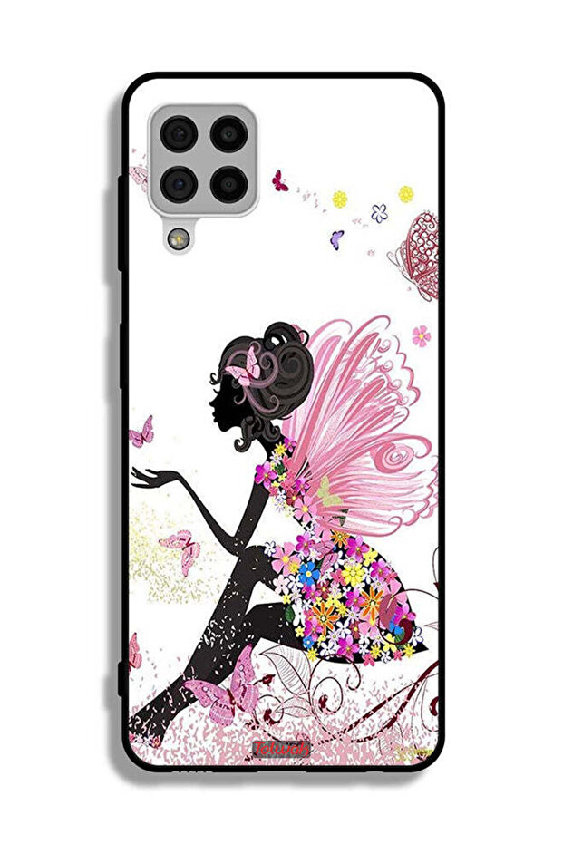 Samsung Galaxy A22 4G Protective Case Cover Butterfly Girl Artwork