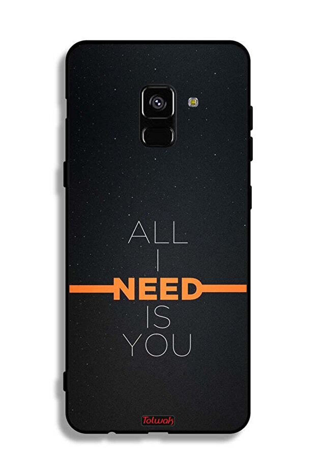 غطاء حماية لهاتف Samsung Galaxy A8 Plus (2018) كل ما أحتاجه هو أنت