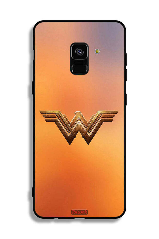 Samsung Galaxy A8 Plus (2018) Protective Case Cover Wonder Women Logo