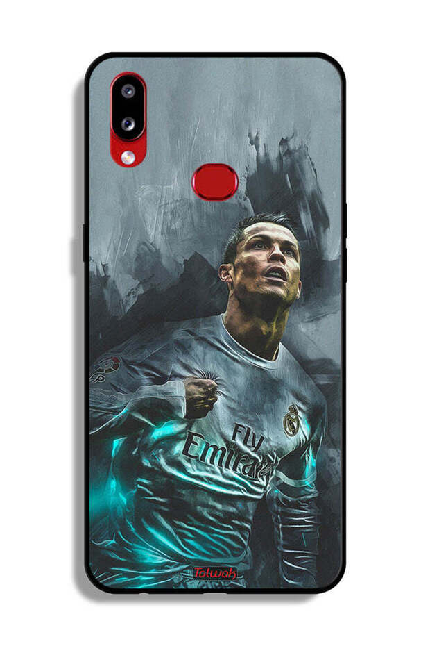 غطاء حماية لهاتف Samsung Galaxy A10s برسومات كريستيانو رونالدو
