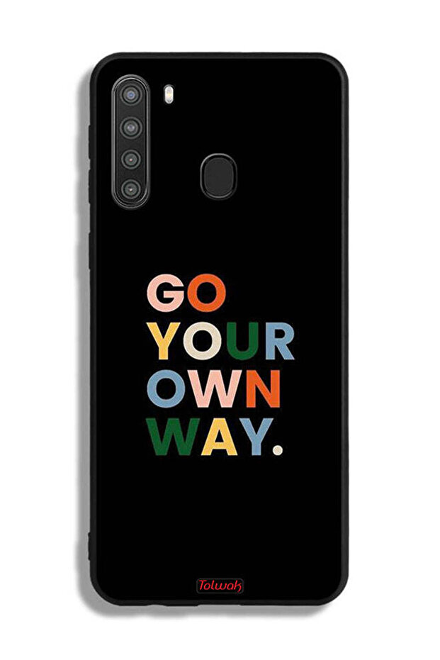 غطاء حماية لهاتف Samsung Galaxy A21، انطلق على طريقتك الخاصة