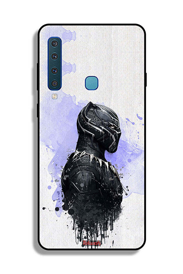 غطاء حماية لهاتف Samsung Galaxy A9 (2018) بتصميم النمر الأسود