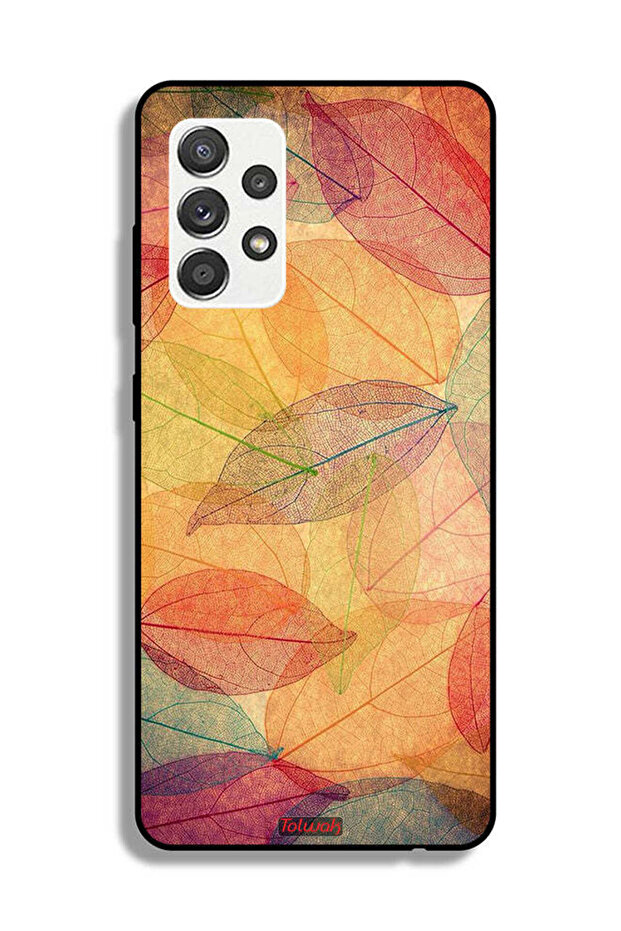 Samsung Galaxy A32 5G Protective Case Cover Leaves Abstract Digital Art